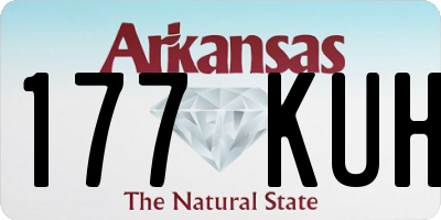 AR license plate 177KUH