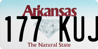 AR license plate 177KUJ