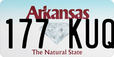 AR license plate 177KUQ