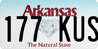 AR license plate 177KUS
