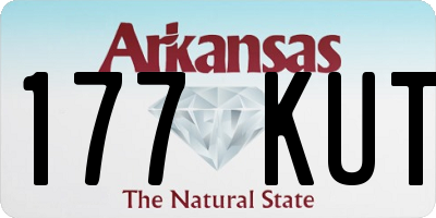 AR license plate 177KUT