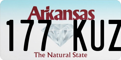 AR license plate 177KUZ