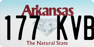 AR license plate 177KVB