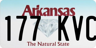 AR license plate 177KVC