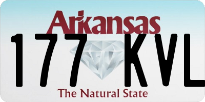 AR license plate 177KVL