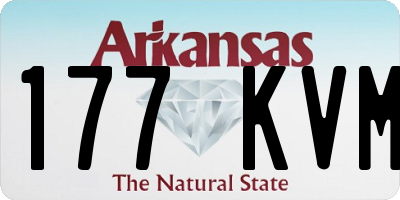 AR license plate 177KVM