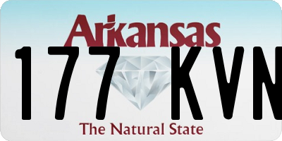 AR license plate 177KVN