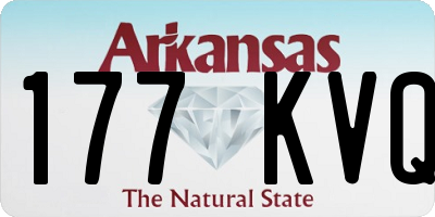 AR license plate 177KVQ