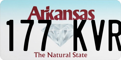 AR license plate 177KVR