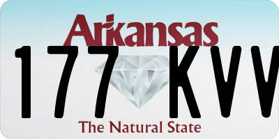 AR license plate 177KVV