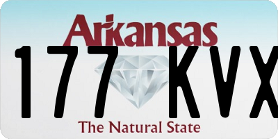 AR license plate 177KVX