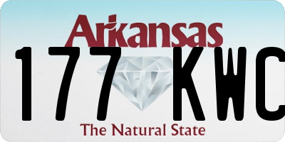 AR license plate 177KWC