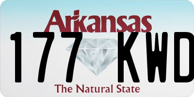 AR license plate 177KWD