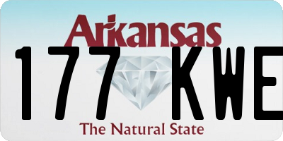 AR license plate 177KWE