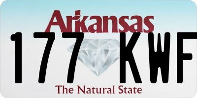 AR license plate 177KWF