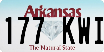 AR license plate 177KWI