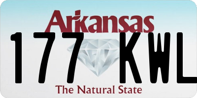 AR license plate 177KWL