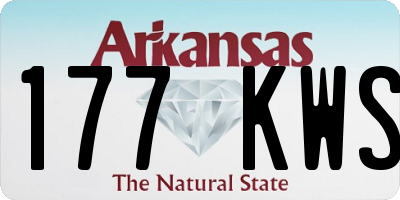 AR license plate 177KWS