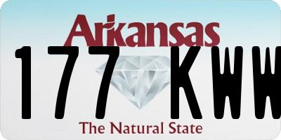 AR license plate 177KWW