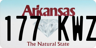 AR license plate 177KWZ