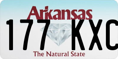 AR license plate 177KXC
