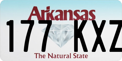 AR license plate 177KXZ