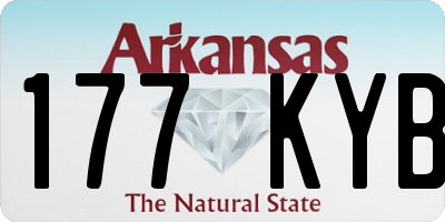 AR license plate 177KYB