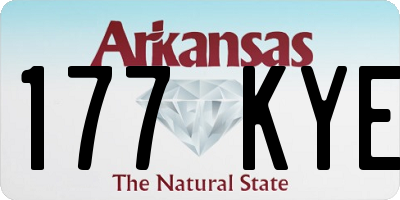 AR license plate 177KYE