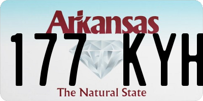 AR license plate 177KYH