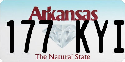 AR license plate 177KYI