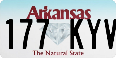 AR license plate 177KYV