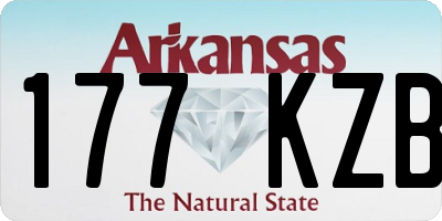 AR license plate 177KZB
