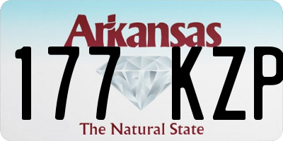 AR license plate 177KZP