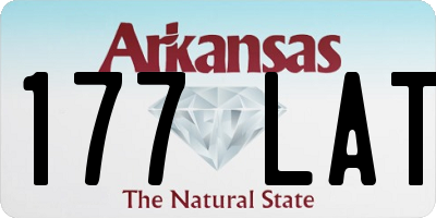 AR license plate 177LAT