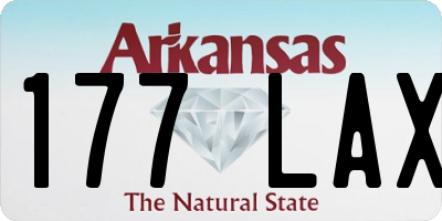 AR license plate 177LAX