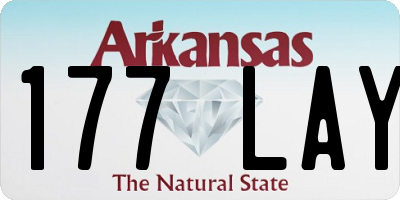 AR license plate 177LAY
