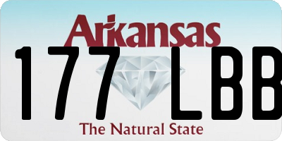 AR license plate 177LBB