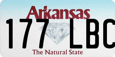 AR license plate 177LBC