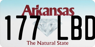 AR license plate 177LBD