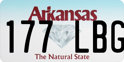 AR license plate 177LBG