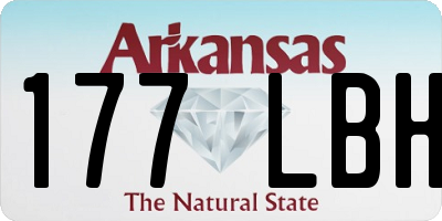 AR license plate 177LBH
