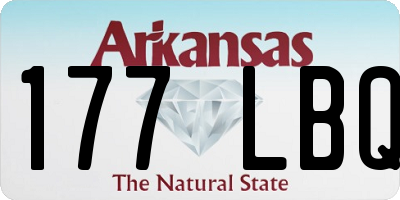 AR license plate 177LBQ