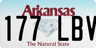AR license plate 177LBV