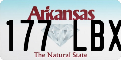 AR license plate 177LBX