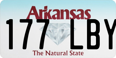 AR license plate 177LBY