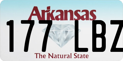 AR license plate 177LBZ