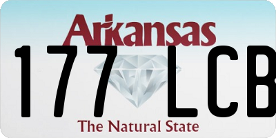 AR license plate 177LCB