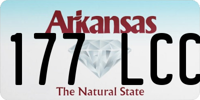 AR license plate 177LCC