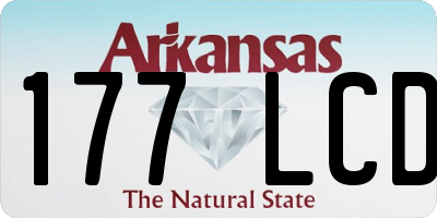 AR license plate 177LCD