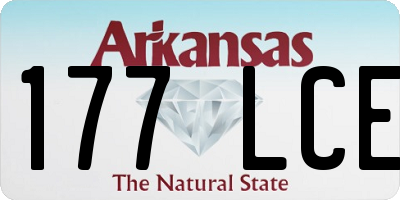 AR license plate 177LCE
